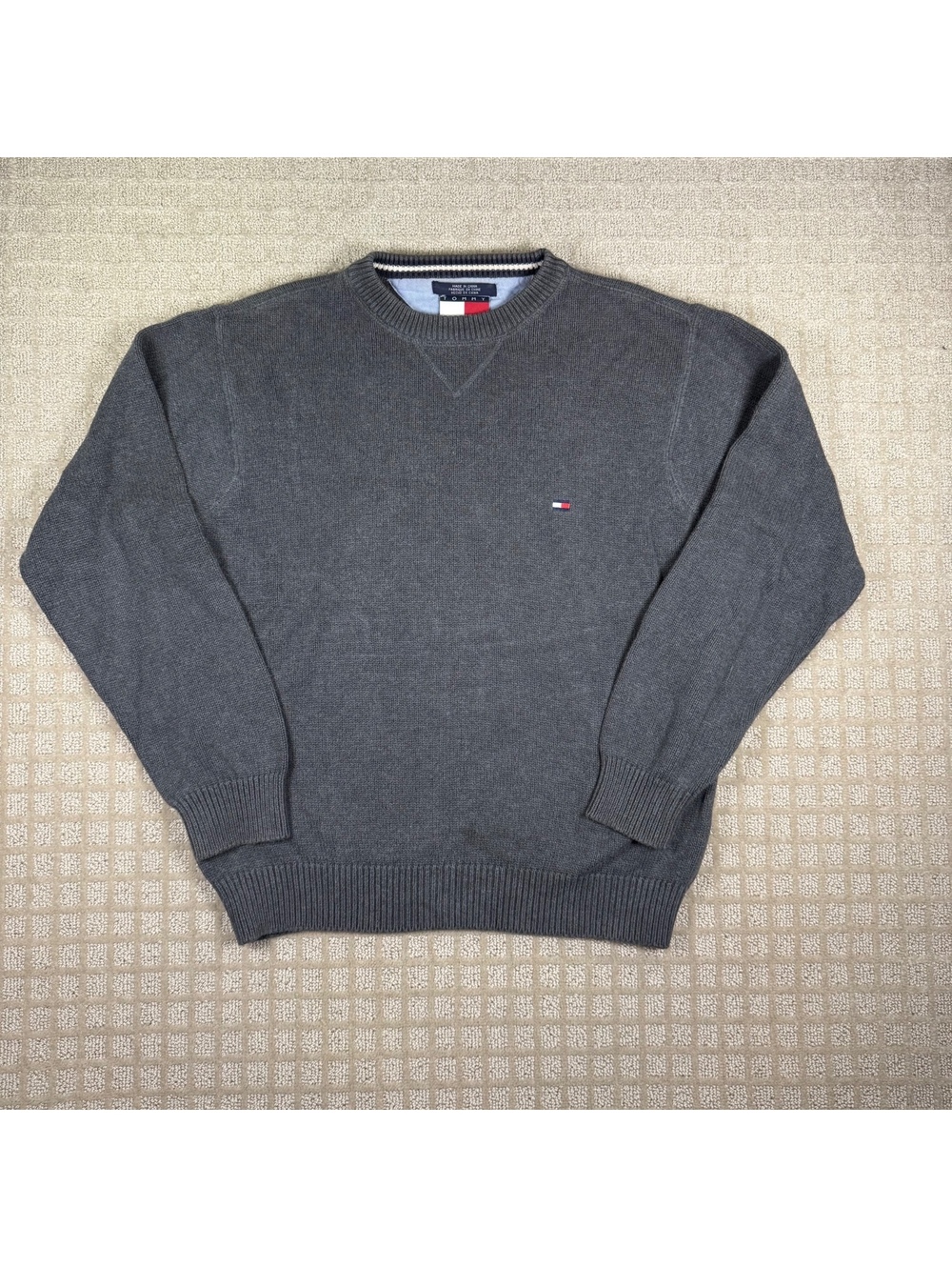 Tommy Hilfiger gray crewneck sweater medium